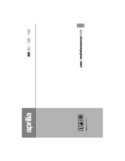 APRILIA SR50, SR125, SR150 Schematic Diagram e Use Maintenance - Versione Italia, Swiss, Israel, Korea, USA, Japan - (3.810Kb) 2 part File - pag. 100